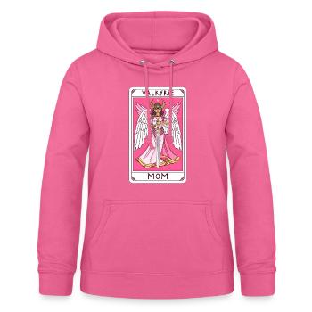 Walküre Mama Wikingerkarte - Frauen Hoodie - Pink - Vorne - AI Model Female 172 light (172cm)