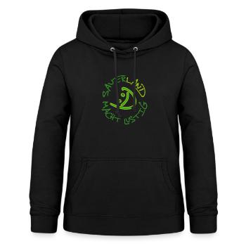 SAUERLAND MACHT LUSTIG - Frauen Hoodie - Schwarz - Vorne - AI Model Female 172 light (172cm)