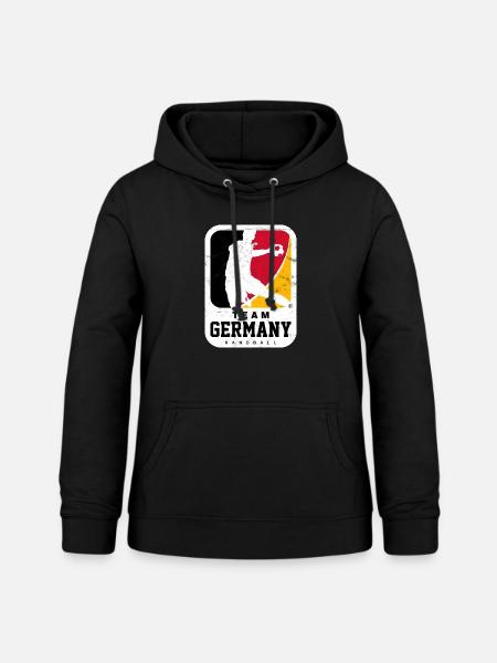 HANDBALL DESIGN TEAM GERMANY - Frauen Hoodie - Schwarz