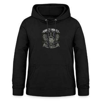 Chicken Dinner - Frauen Hoodie - Schwarz - Vorne - AI Model Female 172 light (172cm)