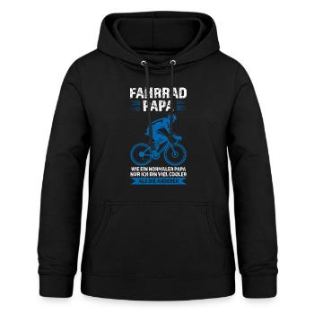 Fahrrad Papa Rad Radfahrer Geschenk - Frauen Hoodie - Schwarz - Vorne - AI Model Female 172 light (172cm)