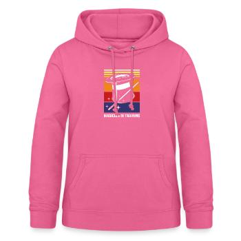 Sorcier - Sweat à capuche Femme - rose - Devant - AI Model Female 172 light (172cm)