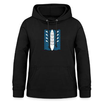 Rowing Team Rowing Rowing Rowing Boat Rowers - Women's Hoodie - black - Front - AI Model Female 172 light (172cm)