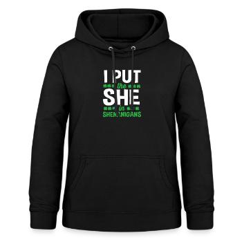 Shenanigan - Women's Hoodie - black - Front - AI Model Female 172 light (172cm)