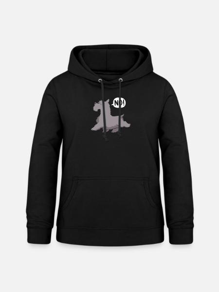 Scottish Terrier - Frauen Hoodie - Schwarz