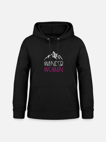 Wander woman - Frauen Hoodie - Schwarz