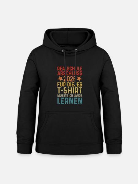 Realschulabschluss 2026 - Abschluss Realschule - Frauen Hoodie - Schwarz