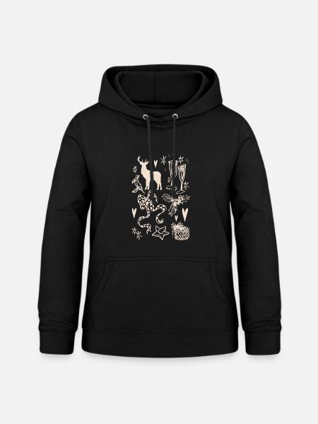 WEIHNACHTSSAMMLUNG - Frauen Hoodie - Schwarz