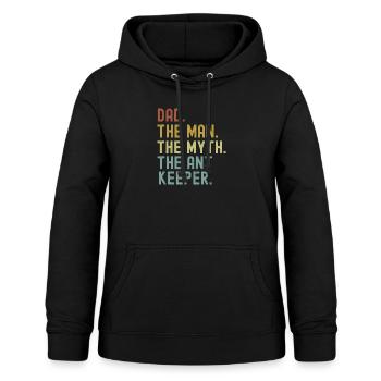 Ameise - Frauen Hoodie - Schwarz - Vorne - AI Model Female 172 light (172cm)