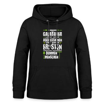 Galabauer Garten Galabau Geschenk - Frauen Hoodie - Schwarz - Vorne - AI Model Female 172 light (172cm)