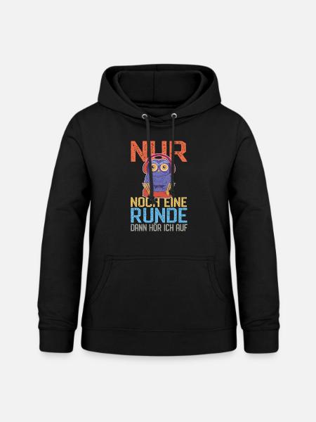 Lustige Gaming Eule - Streaming Computerspiele - Frauen Hoodie - Schwarz