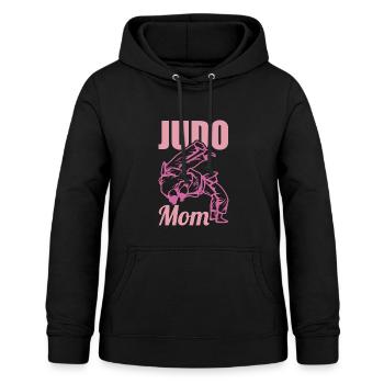 Judo mother - Women's Hoodie - black - Front - AI Model Female 172 light (172cm)