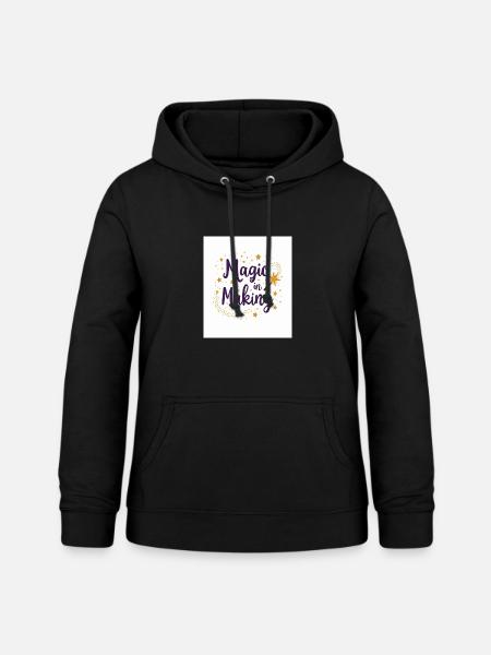 Magie in der Entstehung - Frauen Hoodie - Schwarz