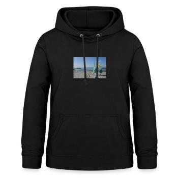 Cocktails sur la plage - Sweat à capuche Femme - noir - Devant - AI Model Female 172 light (172cm)