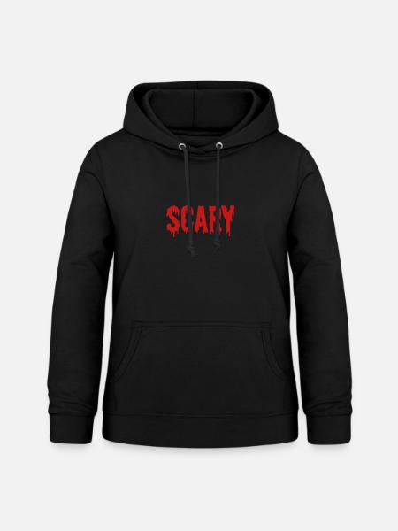 Scary unheimlich - Frauen Hoodie - Schwarz