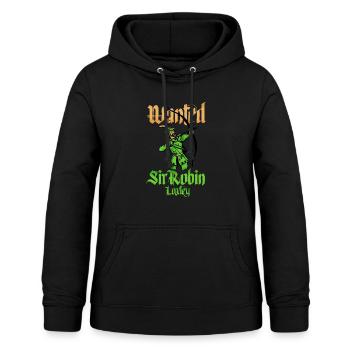 Sir Robin of Loxley - Frauen Hoodie - Schwarz - Vorne - AI Model Female 172 light (172cm)