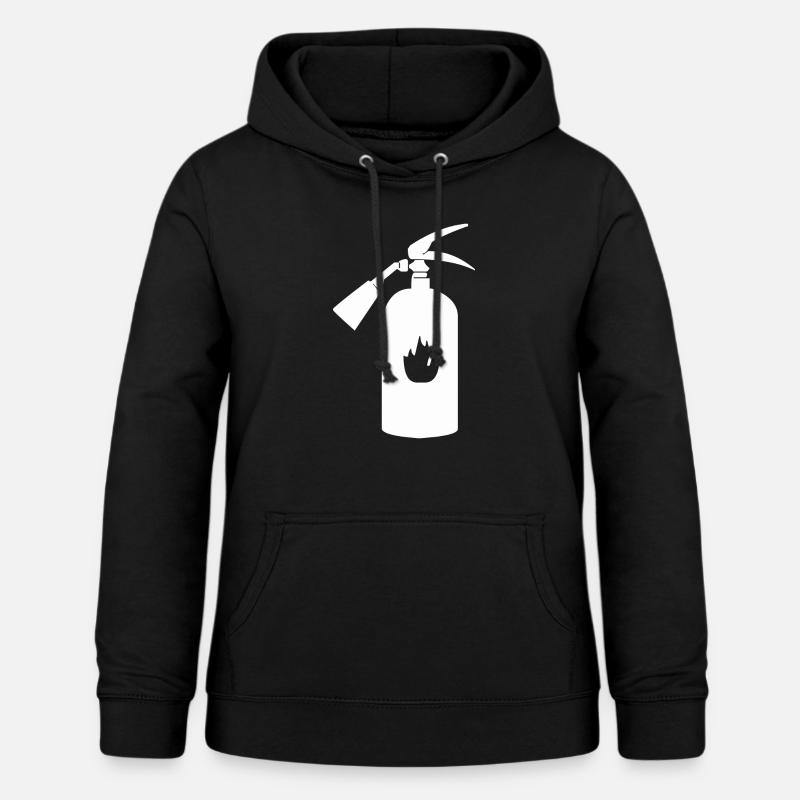 Un extincteur doit être compris dans chaque foyer - Sweat à capuche Femme - noir