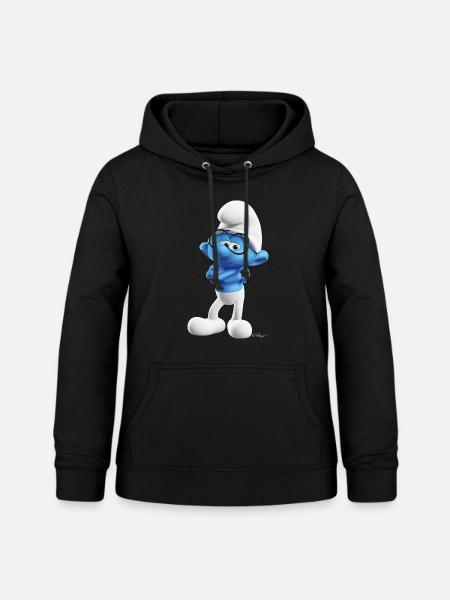 Die Schlümpfe Schlaubi Schlumpf - Frauen Hoodie - Schwarz
