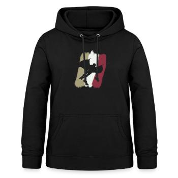 Wingsuit Flying - Women's Hoodie - black - Front - AI Model Female 172 light (172cm)
