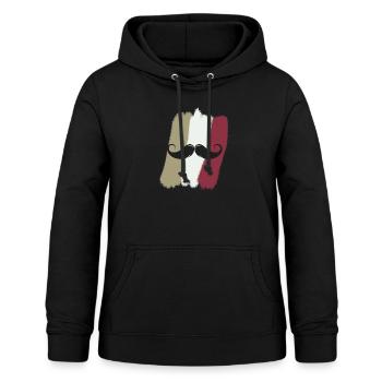 Beard Facial Hair - Women's Hoodie - black - Front - AI Model Female 172 light (172cm)