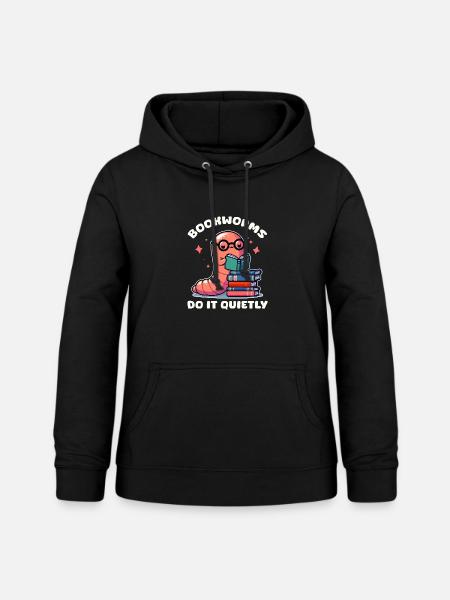 Librivore Lesen Süß - Frauen Hoodie - Schwarz