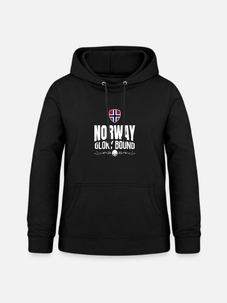 NORWEGEN-RUHM - Frauen Hoodie - Schwarz