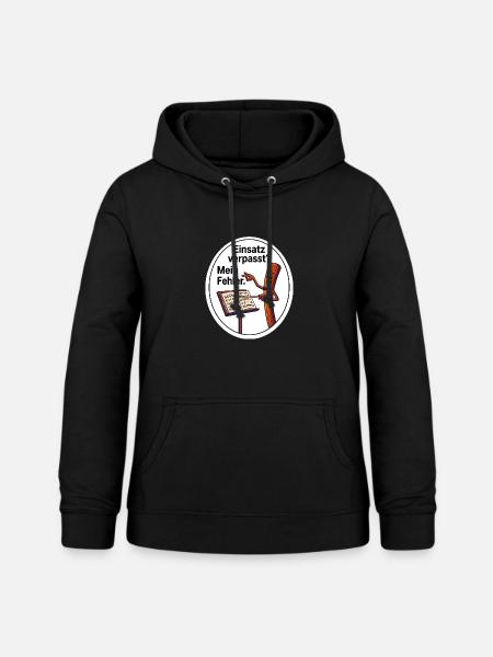 Dirigent Musik T-Shirt Geschenk - Frauen Hoodie - Schwarz