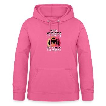 LEVEL COMPLETED KLASSE 7 auf 8 Next LvL der Schule - Frauen Hoodie - Pink - Vorne - AI Model Female 172 light (172cm)