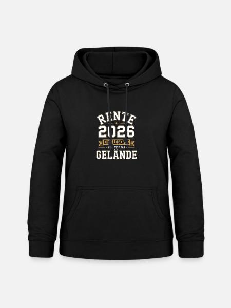 Rente 2026 Eine Legende - Frauen Hoodie - Schwarz