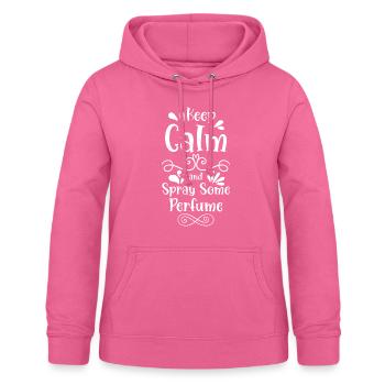 Parfüm Flakon Sammler - Frauen Hoodie - Pink - Vorne - AI Model Female 172 light (172cm)