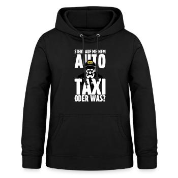 Steht auf meinem Auto Taxi? - Frauen Hoodie - Schwarz - Vorne - AI Model Female 172 light (172cm)
