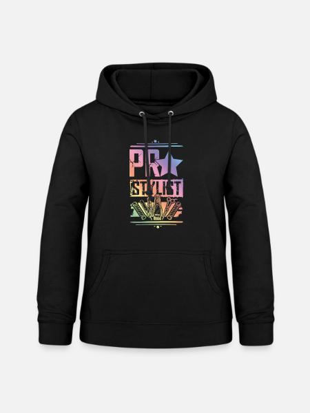 pro stylist spruch - Frauen Hoodie - Schwarz
