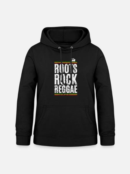 Roots Rock Reggae - Frauen Hoodie - Schwarz