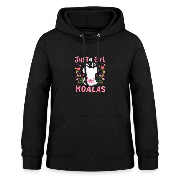 Koala Koala-Liebhaber - Frauen Hoodie - Schwarz - Vorne - AI Model Female 172 light (172cm)