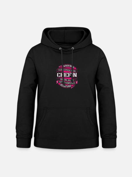Chefin - Frauen Hoodie - Schwarz