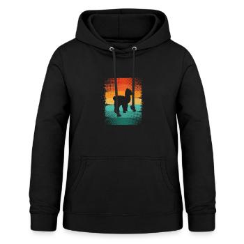 Alpaka - Frauen Hoodie - Schwarz - Vorne - AI Model Female 172 light (172cm)