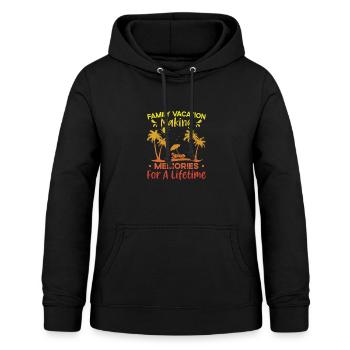 Family Vacation Making Memories Lifetime - Frauen Hoodie - Schwarz - Vorne - AI Model Female 172 light (172cm)