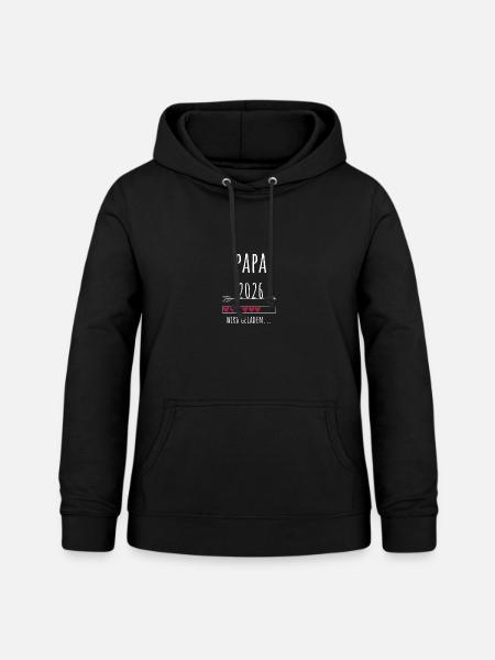 Werdender Papa 2026 Geschenk Schwangerschaft - Frauen Hoodie - Schwarz