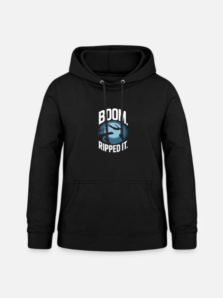 Kunstspringen Turmspringer Sprungbrett - Frauen Hoodie - Schwarz