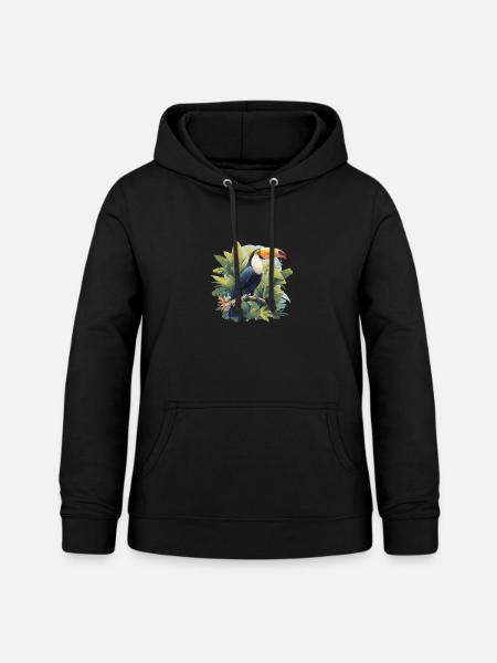 Tukane Tukan - Frauen Hoodie - Schwarz