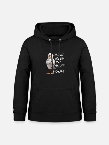 Ohne Meer ist Alles Doof - Frauen Hoodie - Schwarz