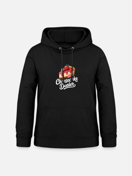Kuchen - Frauen Hoodie - Schwarz