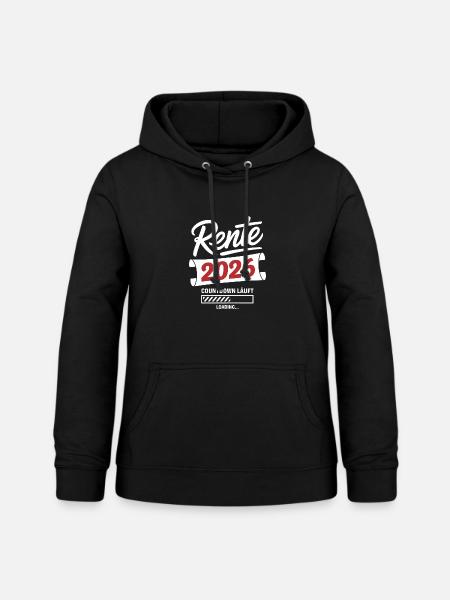 Rente 2026 Countdown Läuft - Frauen Hoodie - Schwarz