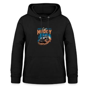 UTV Off Road 4 Wheeler Side by side - Frauen Hoodie - Schwarz - Vorne - AI Model Female 172 light (172cm)