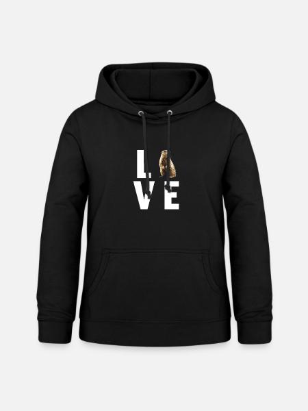 Murmeltiere Murmeltier - Frauen Hoodie - Schwarz
