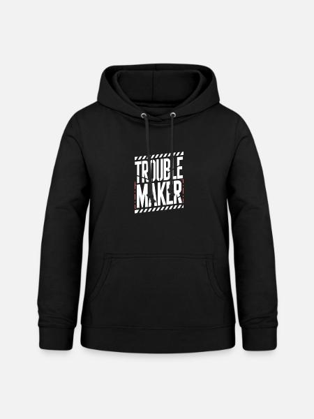 Troublemaker Frechdachs Rabauke Geschwister Kinder - Frauen Hoodie - Schwarz