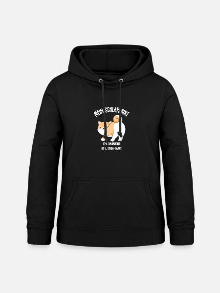 Shiba Inu Schlafshirt - Frauen Hoodie - Schwarz