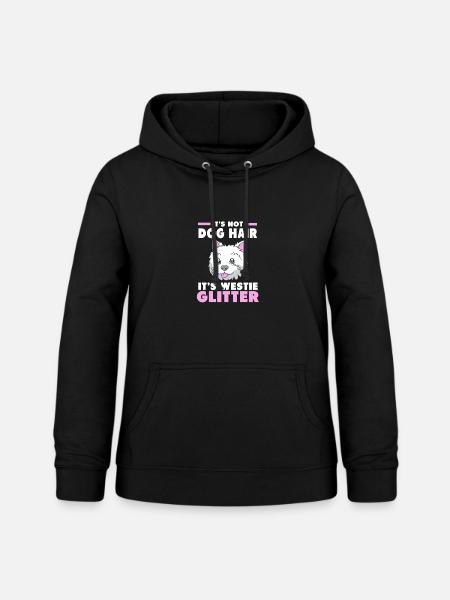 West Highland Terrier - Frauen Hoodie - Schwarz