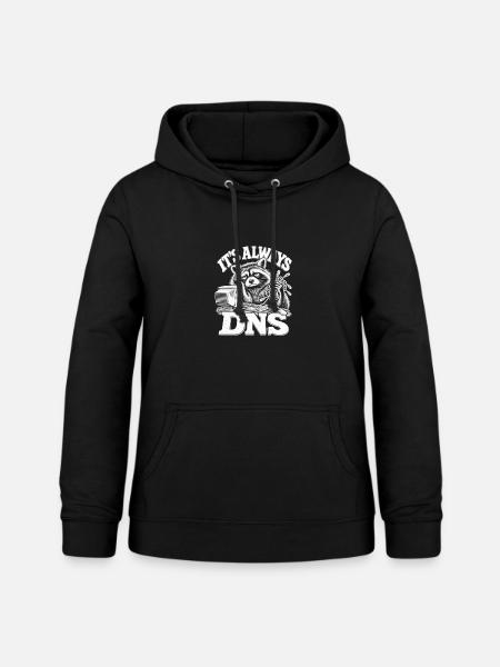 Es ist immer DNS Cat - Frauen Hoodie - Schwarz