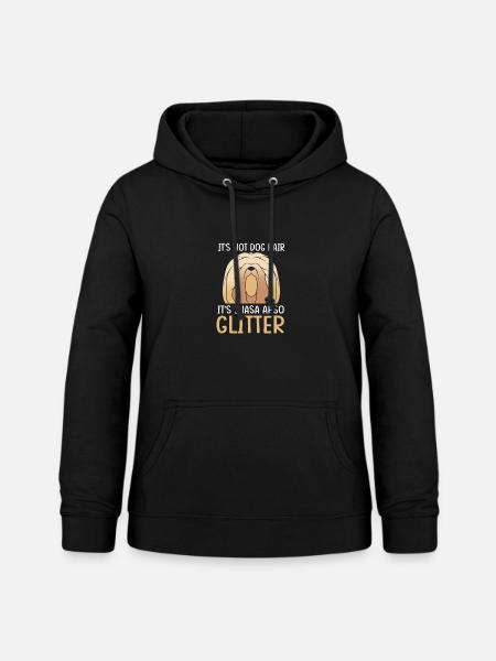 Lhasa Apso Hund - Frauen Hoodie - Schwarz